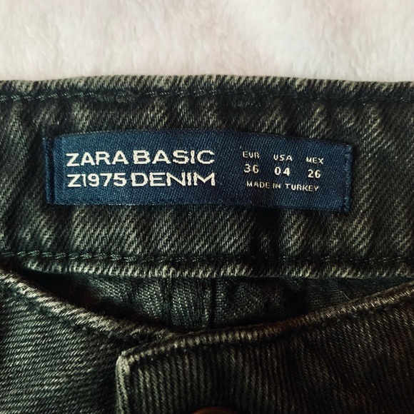 Black Distressed ZARA Basic Z1975 Denim Jeans | Size 4 | EUC - Picture 4 of 9